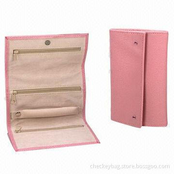 Jewelry Rolls, Made of PU Leather